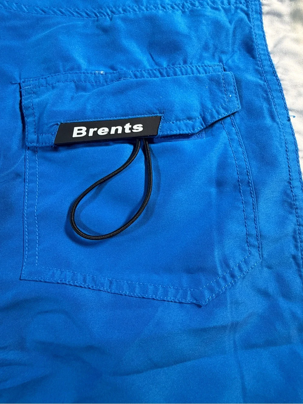 Brents Surf Wear Vintage 90's Swim Shorts Mens XI Blue Mesh Lining Beach Wear